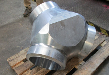 Tvarovka -Y- DN350/DN350/DN350; 90°